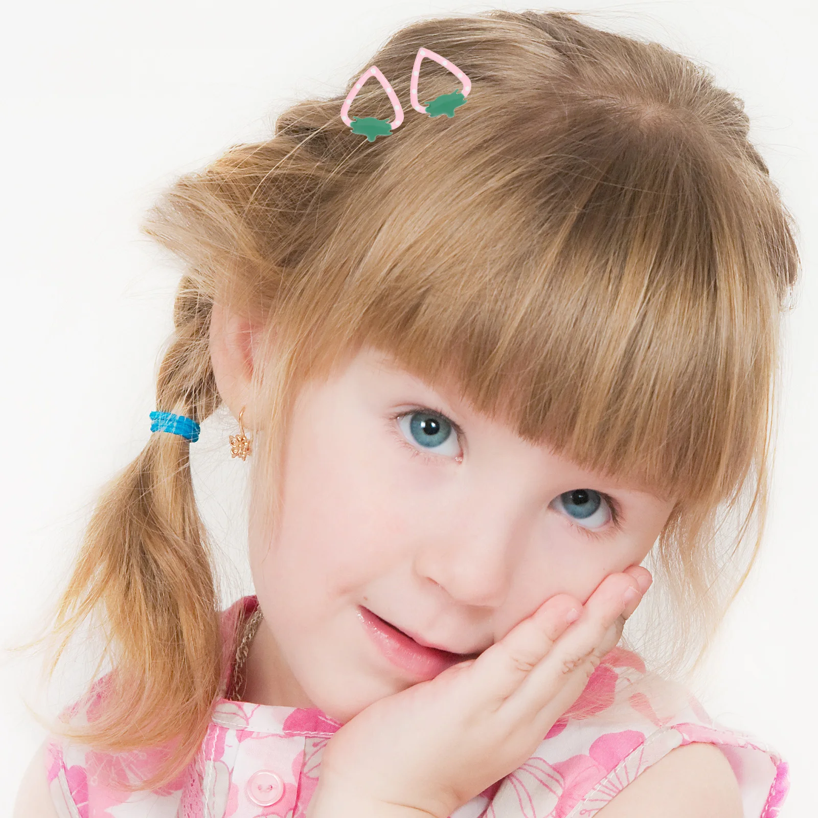

7 Pcs Strawberry Hair Clip Hairpin Accessories for Girls Fruit Barrettes Metal Clips Child