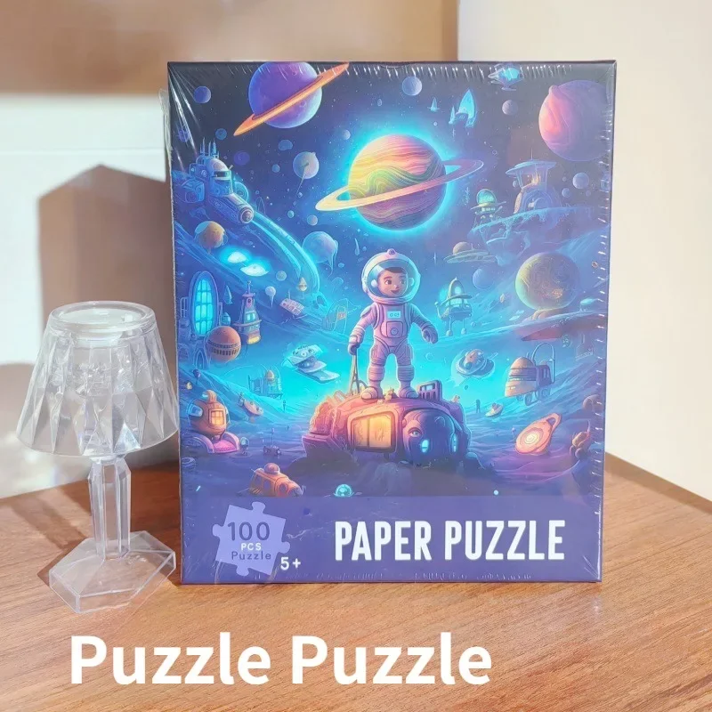 

100 шт. головоломка три стиля мультяшный автомобиль начальный уровень головоломка для взрослых декомпрессия начальная школа головоломка DIY игрушка подарок оптовая продажа