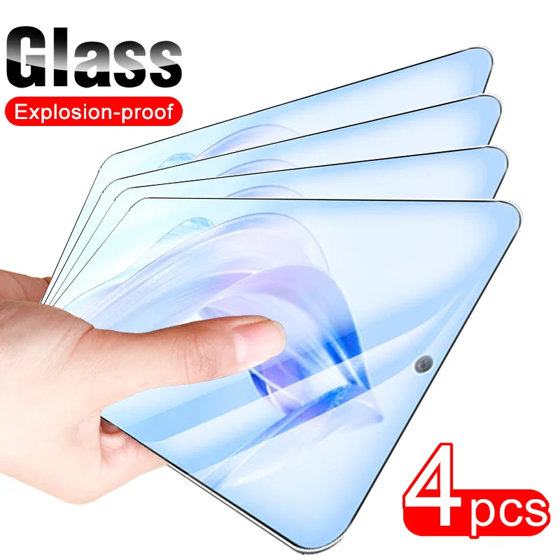 Honor90Lite glass 4pcs protective glass for Honor 90 Lite Honar 90Lite touch display screen protector film gurad glass 6.7inches
