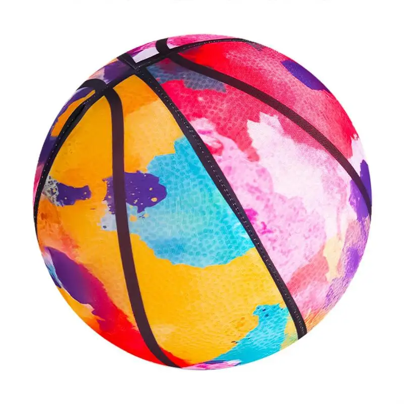 Dribbling Indoor Training Ball Silent Ball Soft Basketball Basketball Ball Foam Ball Lightweight High-Density Leather Mute