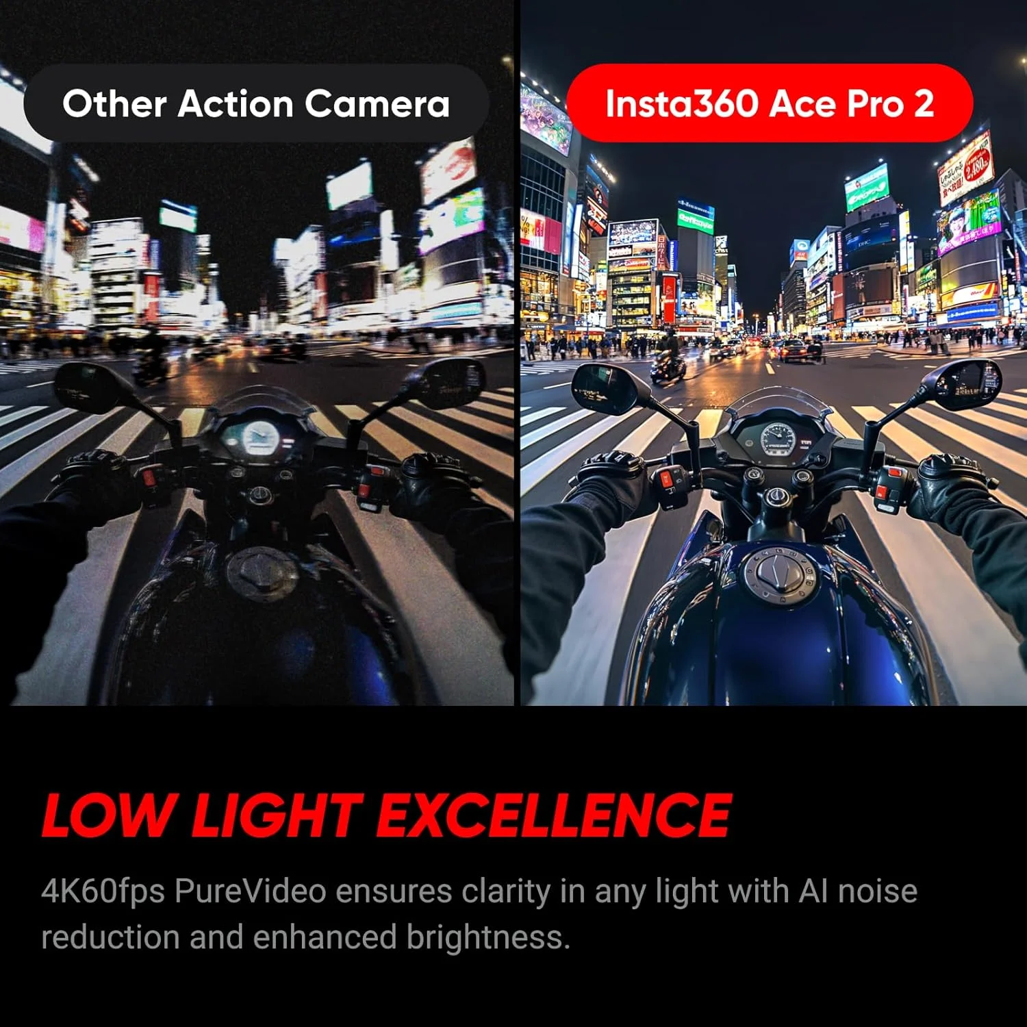 Ace Pro 2 8K 30FPS Action Dual Battery 4K High Definition CMOS Imaging Sensor 2,5'' Flip Touch Optical Wi-Fi Enabled