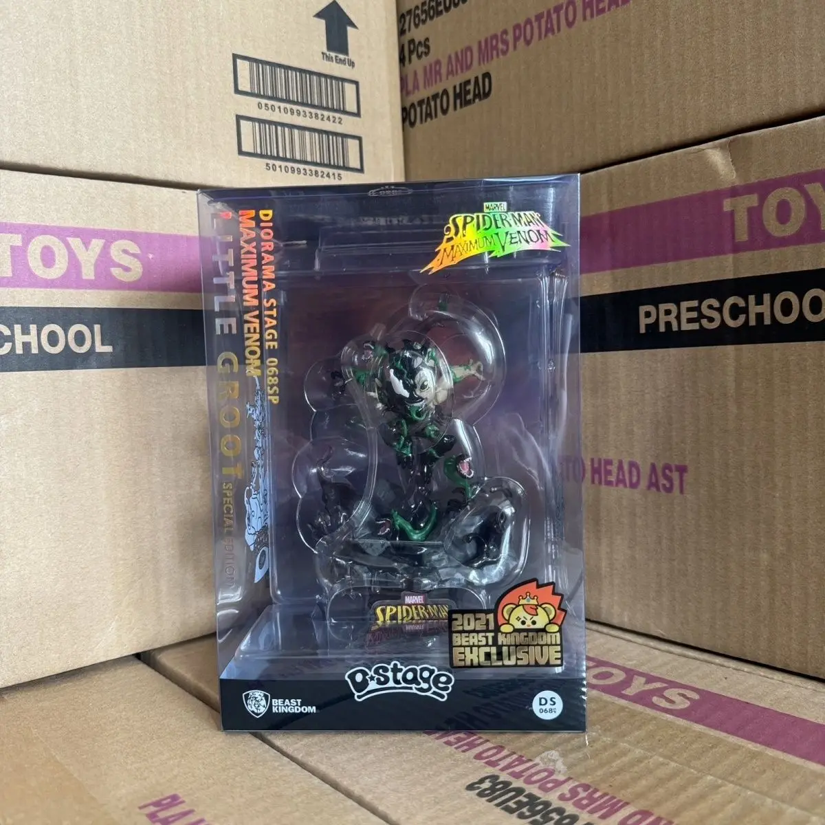 In Stock Beast Kingdom Venom Universe Iron Man Captain America Spider-Man Manga Figure Collectible Action Figure Trendy Toy Gift