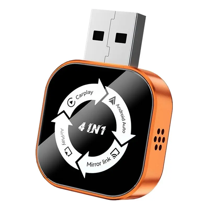 【recomendar】wireless-carplay-adapter-4in1-usb-dongle-wired-support-airplay-mirror-link-carplay-android-auto-ai-box