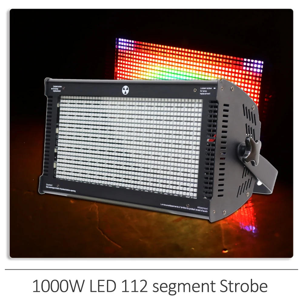 

New Martin 1000W LED RGB 112 Segment Strobe Light Wall Wash Effect DMX Light DJ Disco Wedding Party Bar Stage Effect Lights