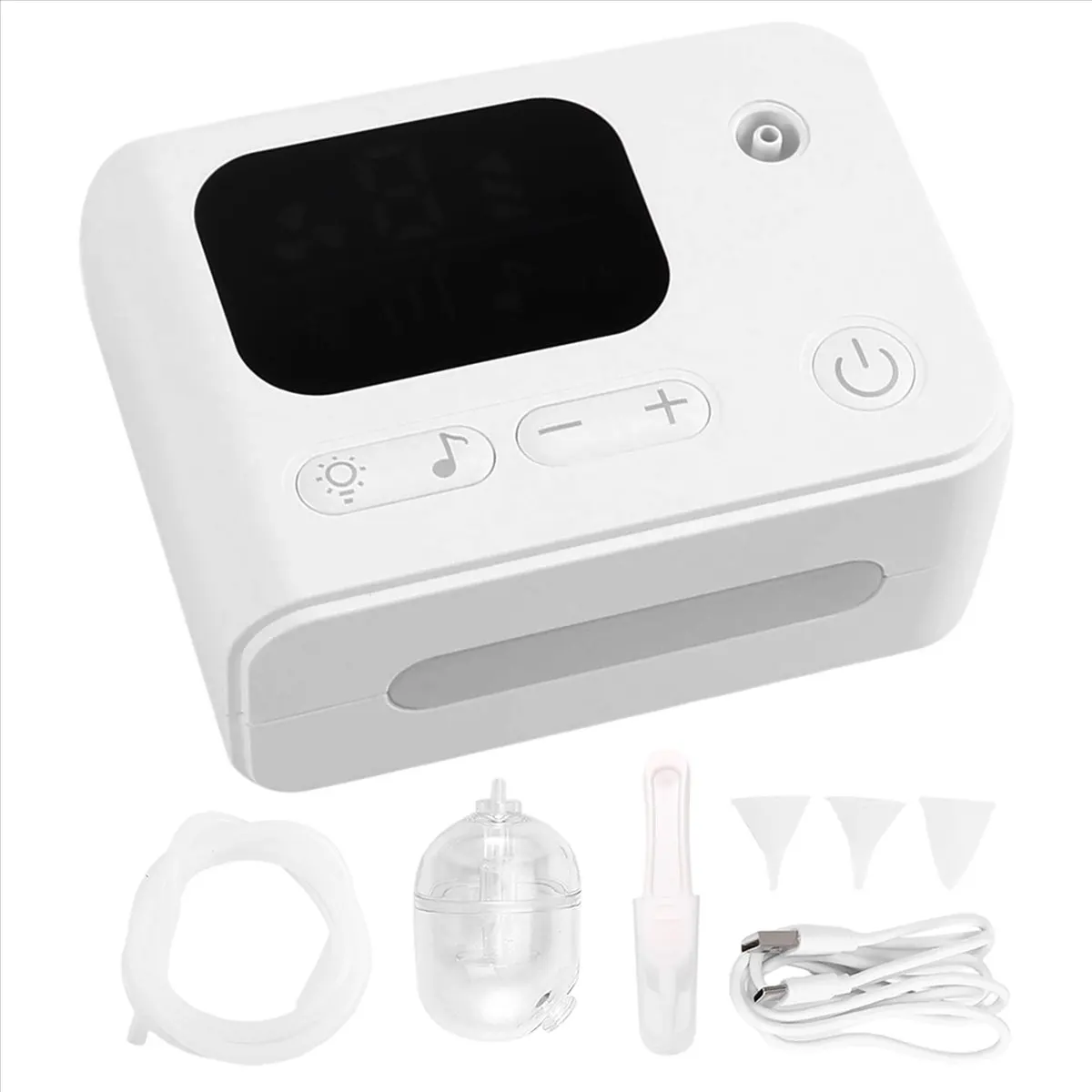 Pro Baby Nasal Aspirator - Built-in Music Night Light - Rechargeable Nose Booger Sucker for Infants Babies Kids Toddlers