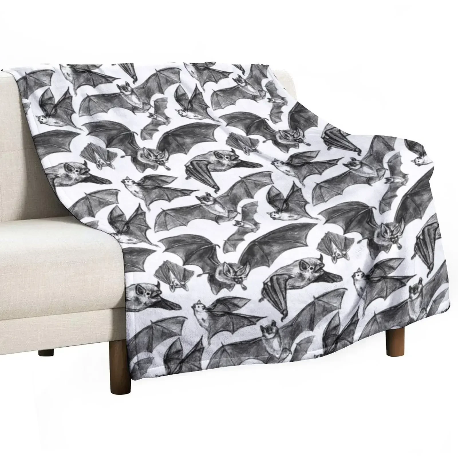 

Bat pattern Throw Blanket Blankets For Bed Fashion Sofas Blankets