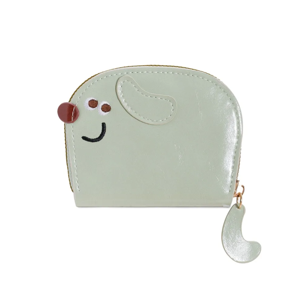 

Элегантная сумка для карт с рисунком собаки на молнии, слот для нескольких карт, держатель для карт из искусственной кожи, карман для карт, клатч, держатель для карт, уличный