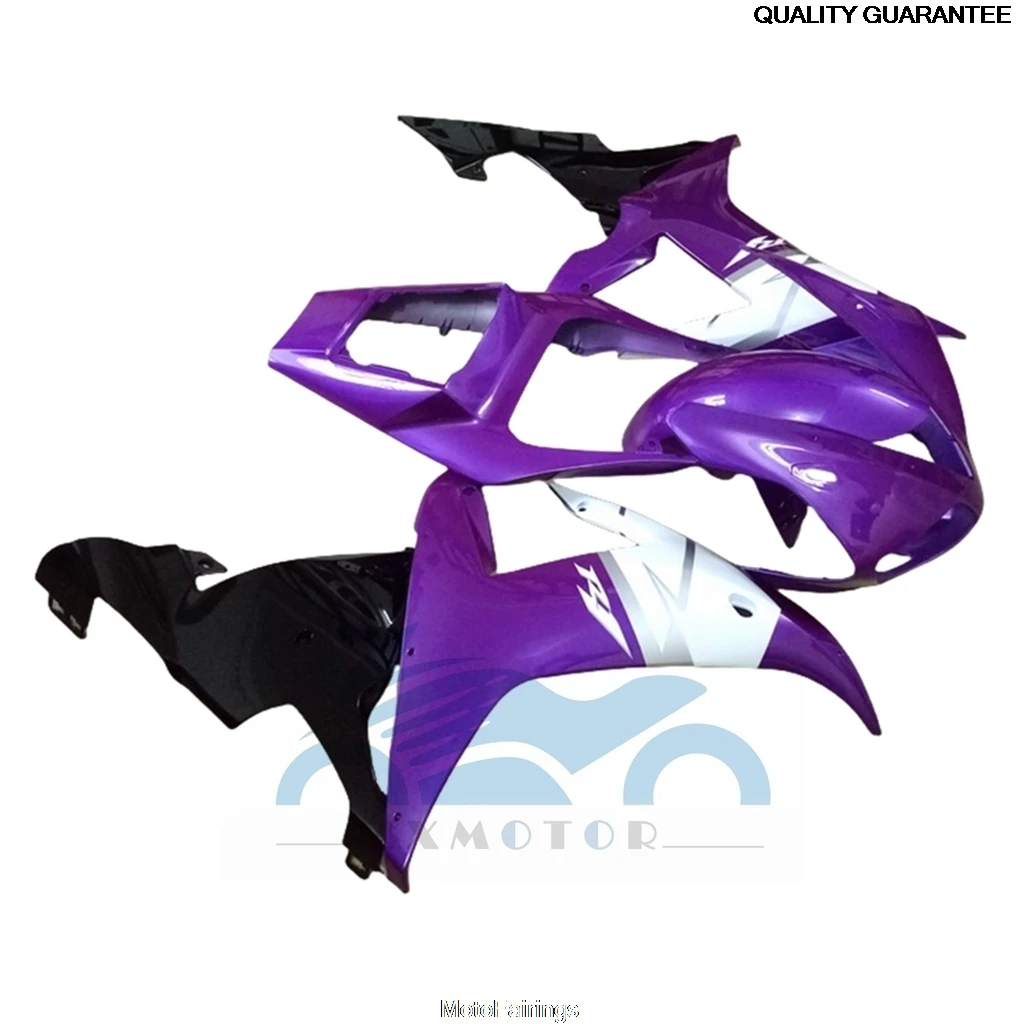 Purple White ABS Fairing Set forYZF-R1 2002 2003 YZF R1 YZFR1 02 03 Body Rebuild Bodywork ZXMTing Custom