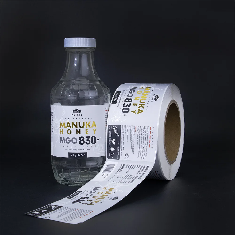 Waterproof Stickers for Product Labels Customizable Size Shape Any Quantity Required