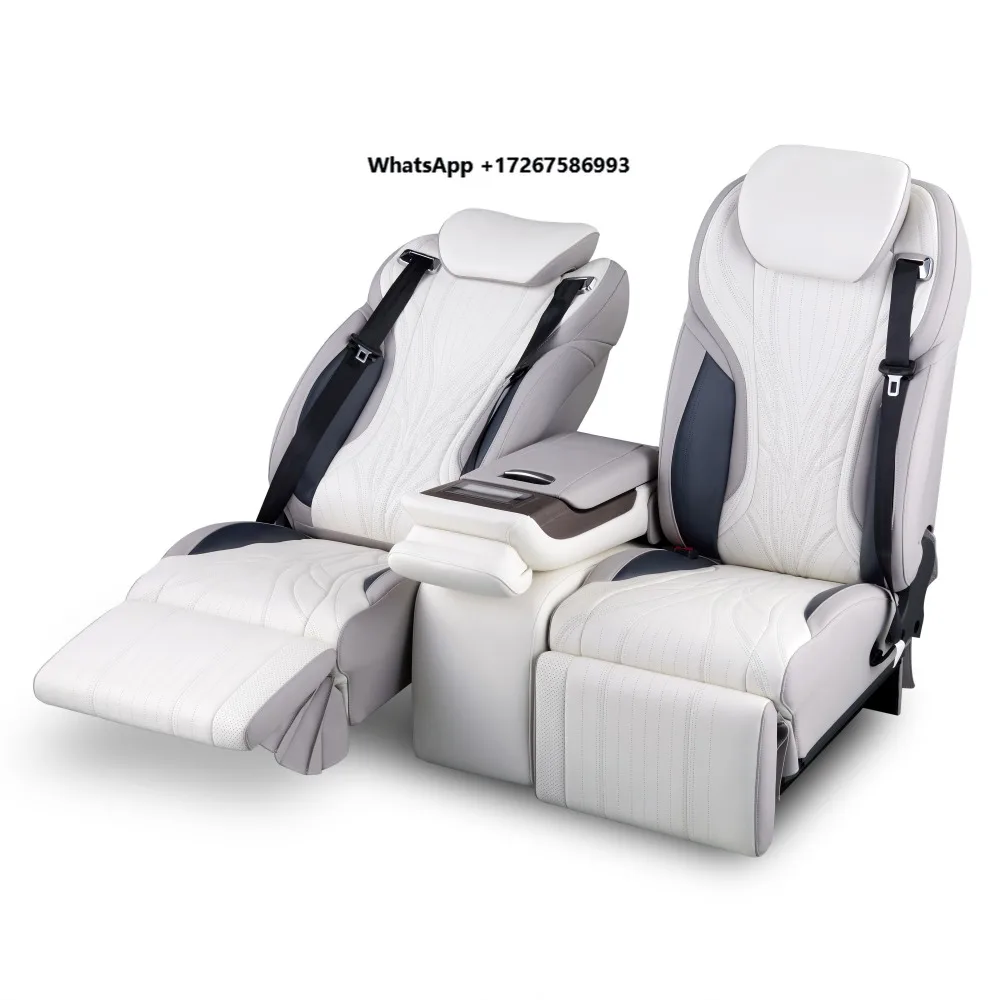 New poseidon custom luxury airline seats for vito metris v-class van vip seating bench seat
