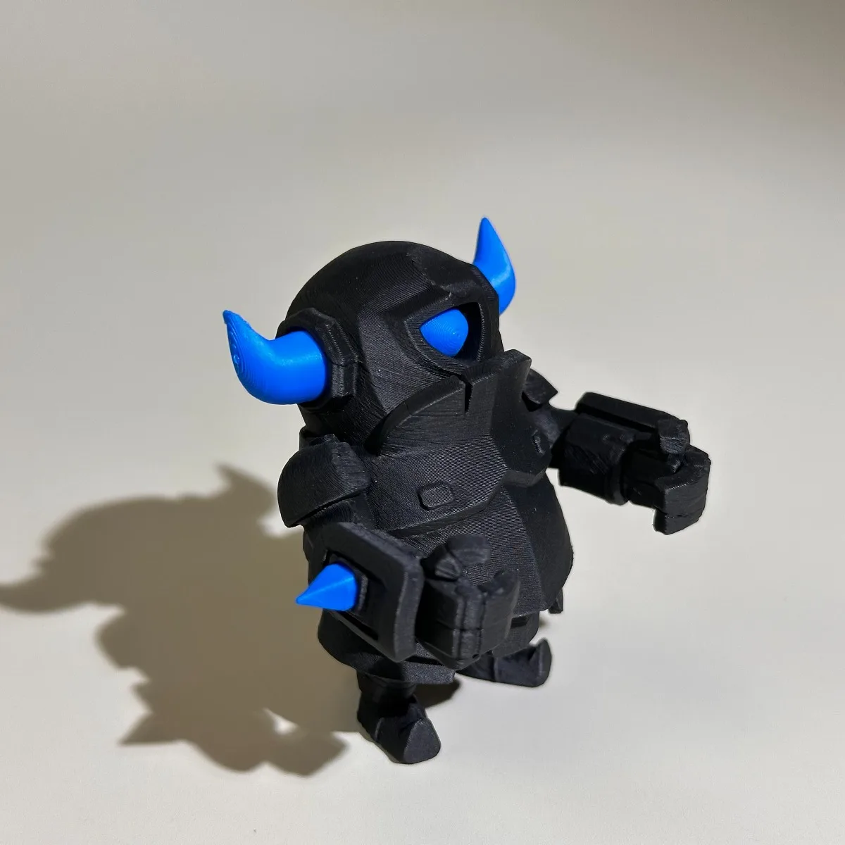 Clash Royale P.E.K.K.A. with Pancake Original 3D Printed Mini Model Game Figure Collectible Desktop Decor  Gift for Gamers