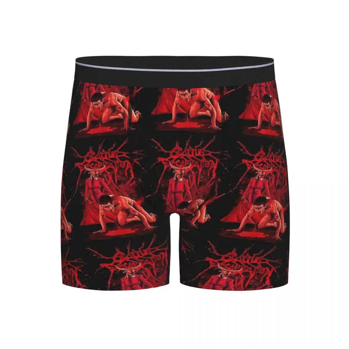 

Long Boxer Underpants Shorts Cannibal Corpse Metal Skateboard Panties Male Comfortable Underwear for Homme Man Boyfriend Gifts