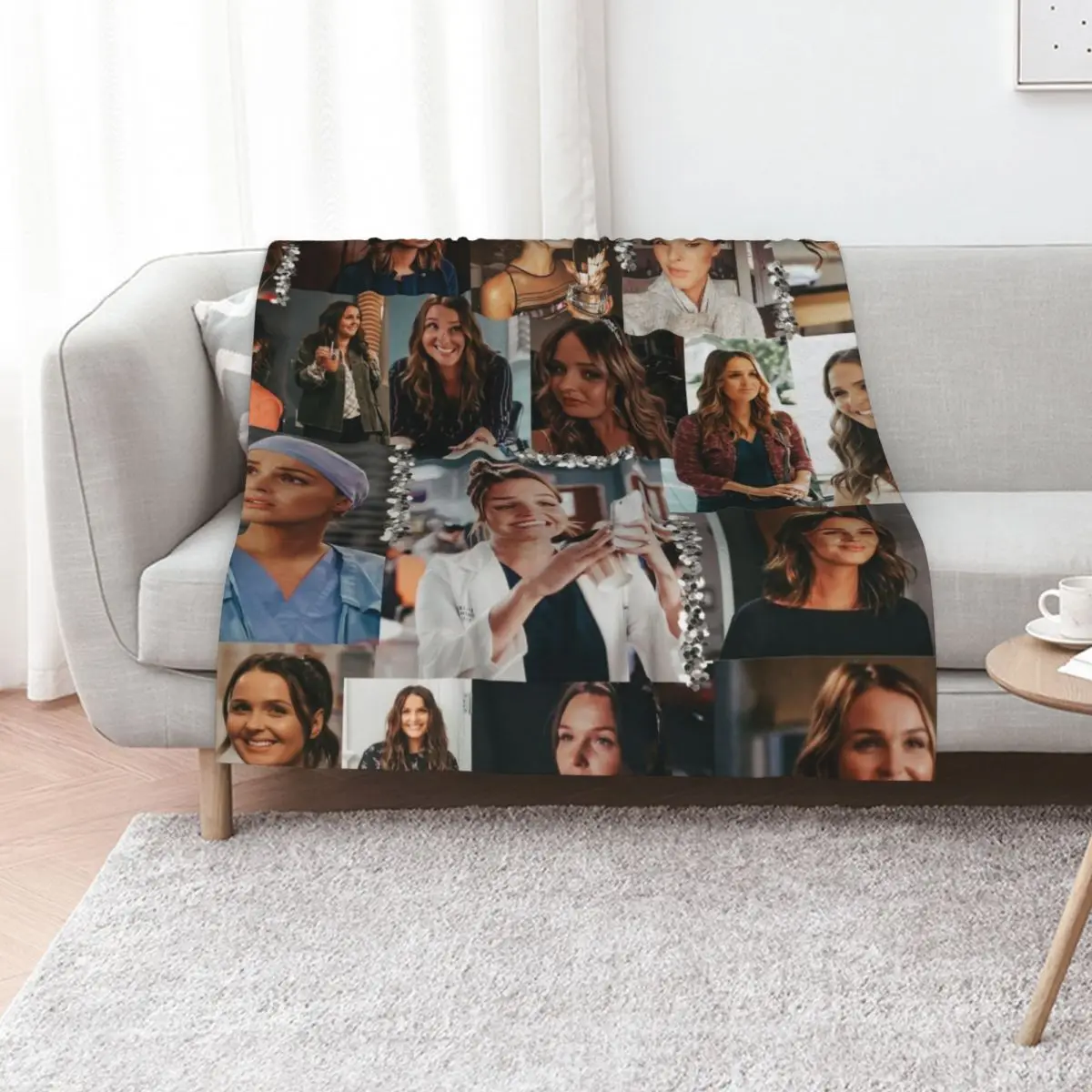 jo wilson collage :) Throw Blanket Thin Soft Blanket for Summer Night Sleeping