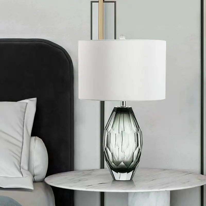 TEMAR-Nordic Modern Glaze Table Lamp, LED Desk Light, Arte na moda, Sala, Quarto, Hotel, Personalidade Original