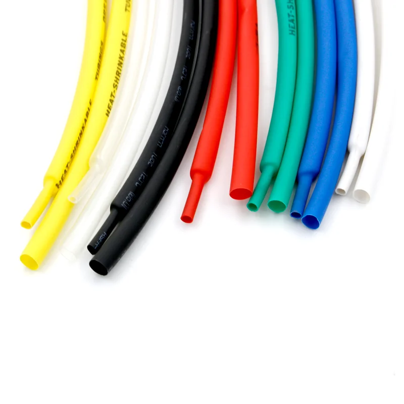 Dia 0.6mm 0.8mm 1mm 2mm 3mm 4mm 5mm 6mm ~20mm Heat Shrink Tube 2:1 Shrink Ratio Polyolefin Insulated Cable Wire Protect Sheath