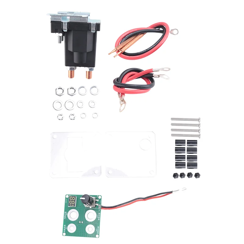b50b-psw100-199-ギア-12v-リレースポット溶接機キット調整可能なミニスポット溶接機-diy-18650-バッテリー用