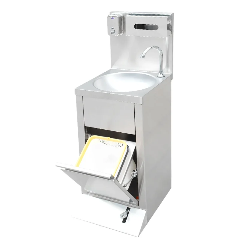 LMM stainless steel sink clean room purification factory workshop pedal sink