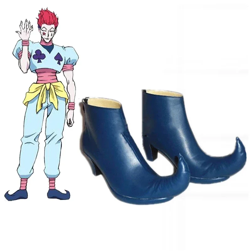 Anime Buddy the Elf Hyskoa Hisoka Cosplay Shoes Boots Custom-Made Halloween Party Costume Props Accessories Shoes Adult Men