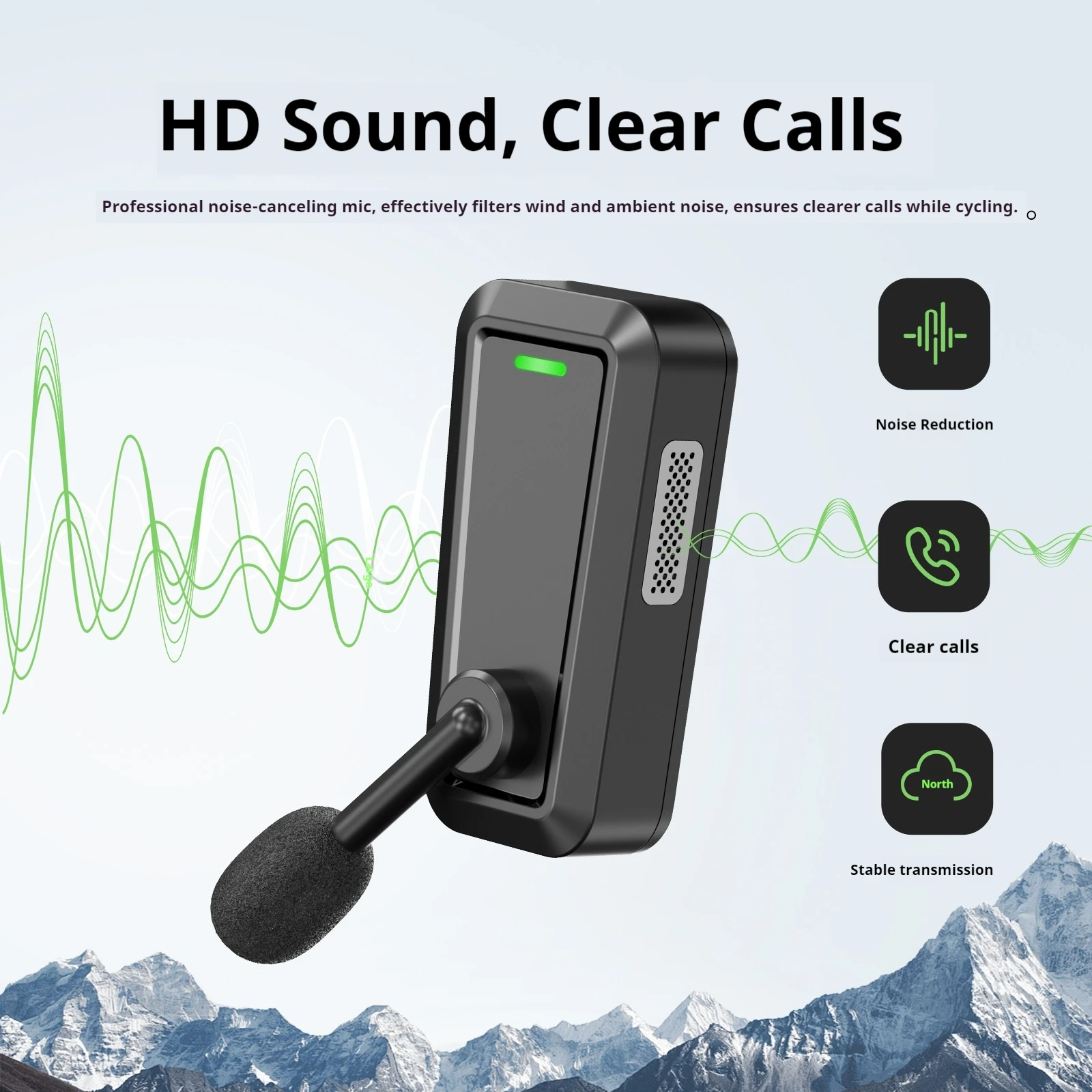 C10 Wireless Bluetooth Helmet Intercom Headset Ipx5 Waterproof Noise Reduction Music Share Outdoor Cycling Skiing Climbing image 2