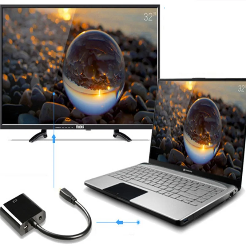 Micro HDMI to VGA Connector Mi - Mdi Cable review and price