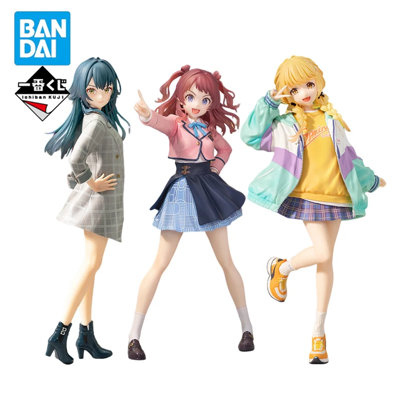 

В наличии оригинальный Ichiban Kuji The Idolmaster Saki Hanami Temari Tsukimura Kotone Fujita аниме фигурка Коллекционная модель орнамент