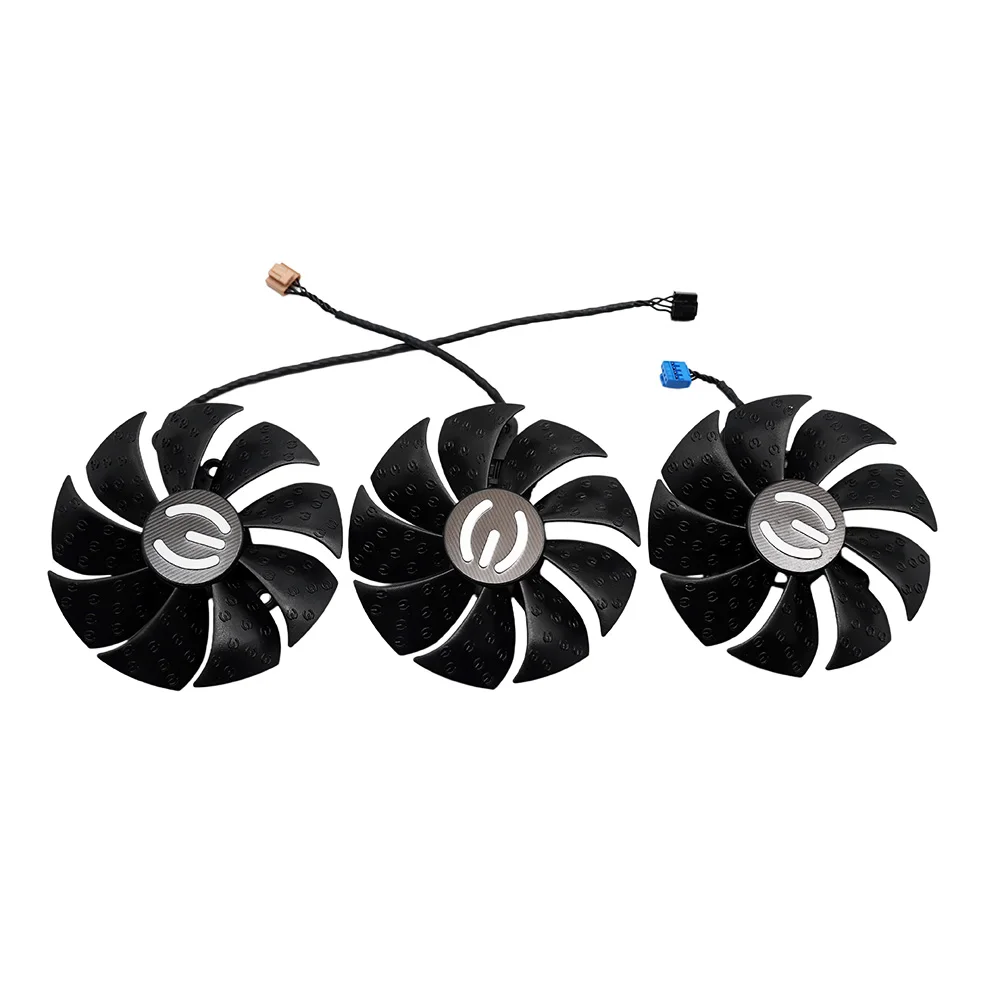 87MM PLA09215S12H Suitable RTX3080 for EVGA RTX 3090 3080TI 3080 3070 3060TI XC3 Ultra/(Black) Game Graphics Card Fan