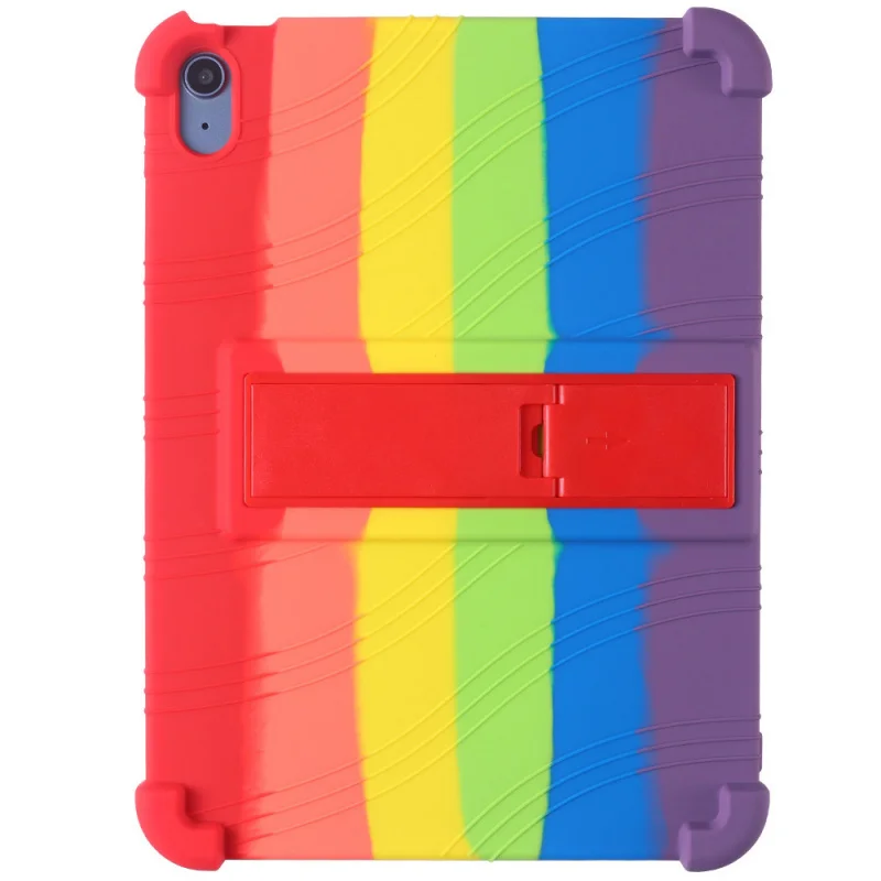 FOR iPad 10th Gen Case 10.9 Inch Silicone Shockproof Stand Cover A2696 Kids Friendly Drop Protection