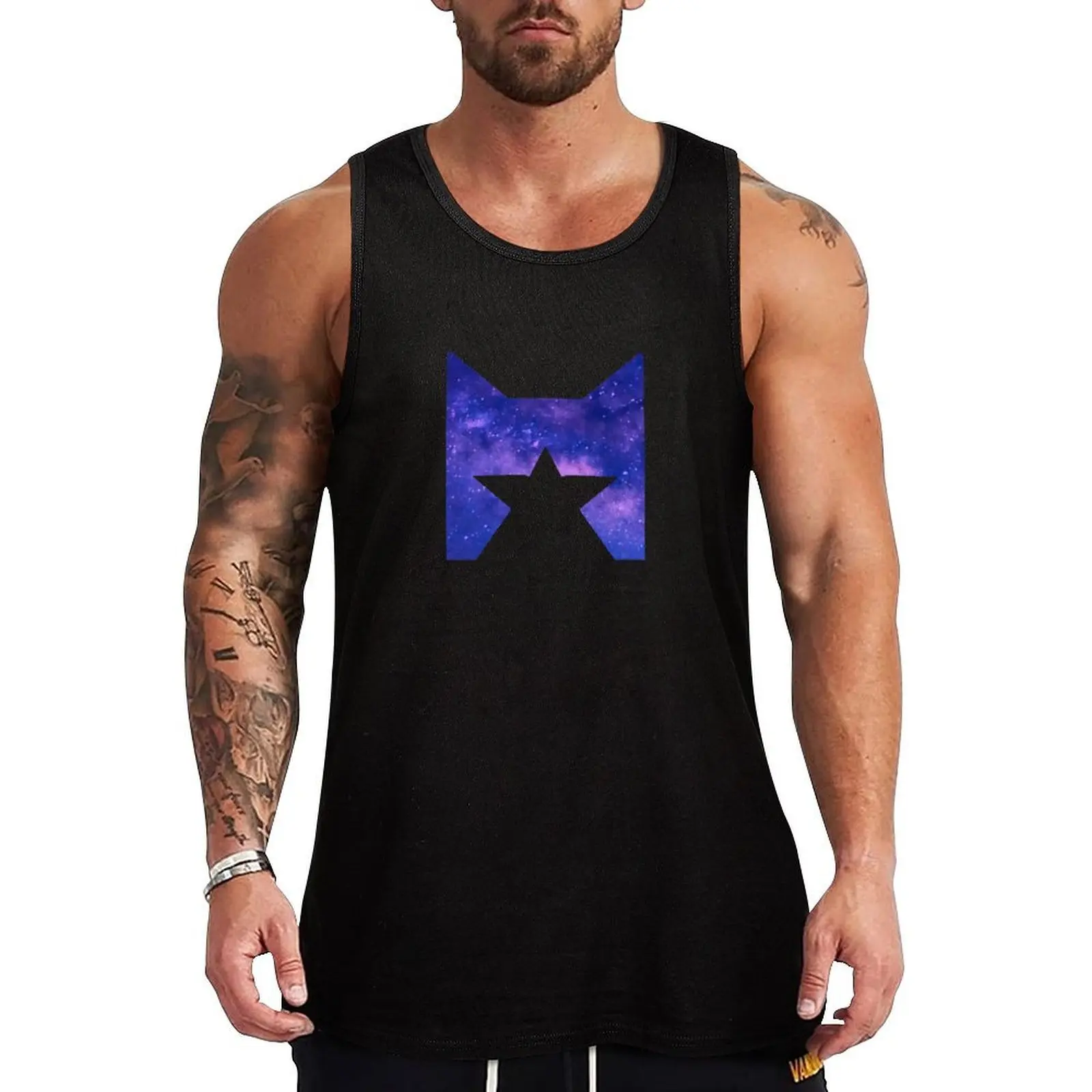 

StarClan Logo (Purple) Tank Top Sports shirt man t-shirt Men's sleeveless gym shirt man fitness