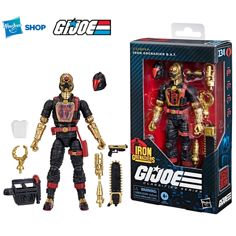 Hasbro g. i. Joe Classified Iron Grenadier Series, Classified Series, B.A.T. Action Figure Modelo Colecionável, Presente Original