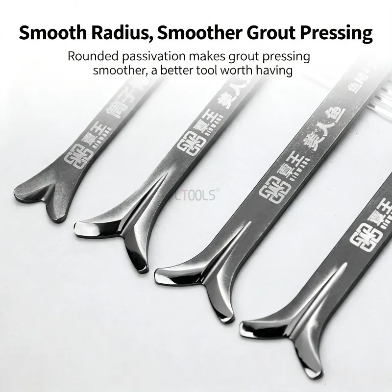 Tungsten Steel External Corner Grout Pressing Tool Universal Tile Corner Finisher Caulk Smoother for Tile Angle Construction