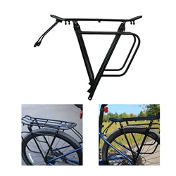 Bicycle Rear Luggage Cargo Rack Bicycle Carrier Rack Panniers Carrier Replacement Aluminum Alloy Mountain Bike Rear Bike Rack