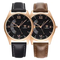 Men's Quartz Watch YAZOLE Brand Fashion Alloy Man Watch Casual Leather Belt Business Wrist Watches for Men reloj de hombre
