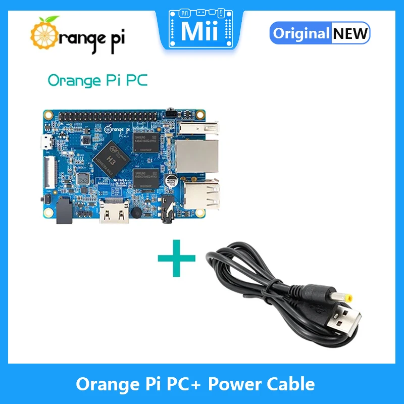 

Orange Pi PC Plus+Power Cable, with USB to DC 4.0MM - 1.7MM Length,Support Android,Linux Single Board