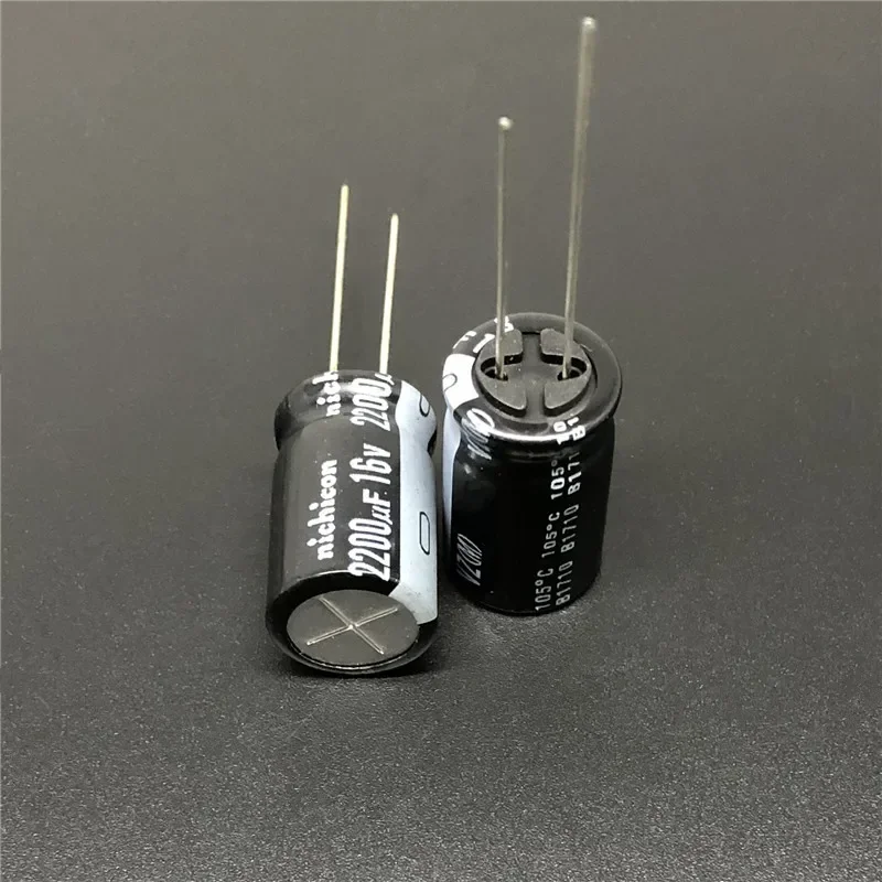 10 Pz/100 Pz NICHICON VZ Serie 12.5x20mm 16V2200uF Ampia Gamma di Temperatura Condensatore Elettrolitico In Alluminio