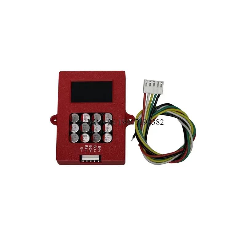 wmwmnu 5A 5.5A Max Active Balancer for LiFePO4 Lithium Ion LTO Car Audio Motor Starter Battery 4S 6S Equalizer with LCD