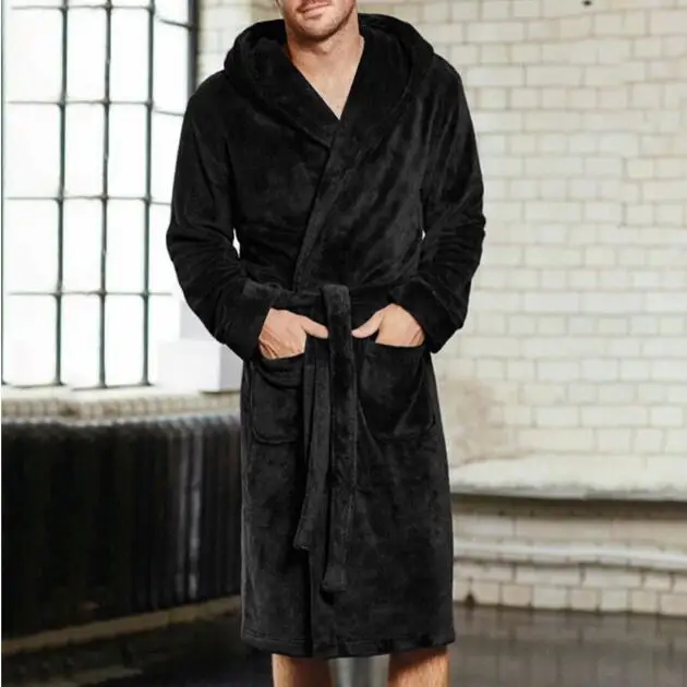 Winter paar bademantel Flanell robe frauen Winter Verlängert Coralline Plüsch Schal Bademantel Lange Ärmeln Robe Mantel