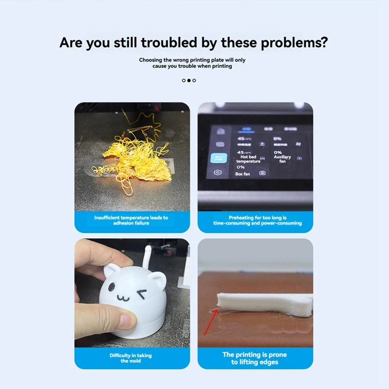 

For S1 Low Temperature Cool Plate Spring Steel Double-Sided Printing Build Plate for S1 Printer Heatbed-ABLL