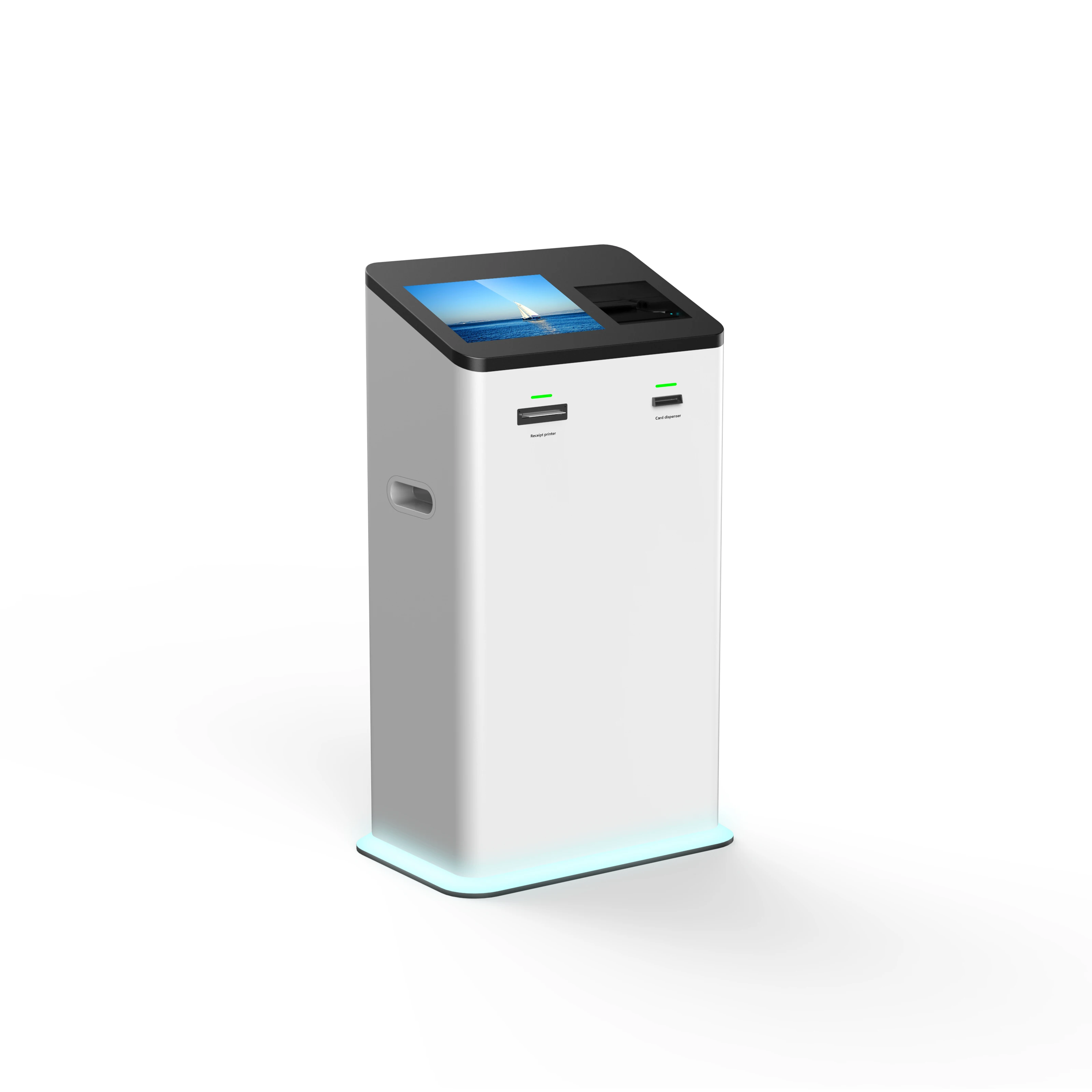 

Self Service Info Self Check in Kiosk Hotel Self Checkout Machine With Room Card Dispenser Passport Scanner