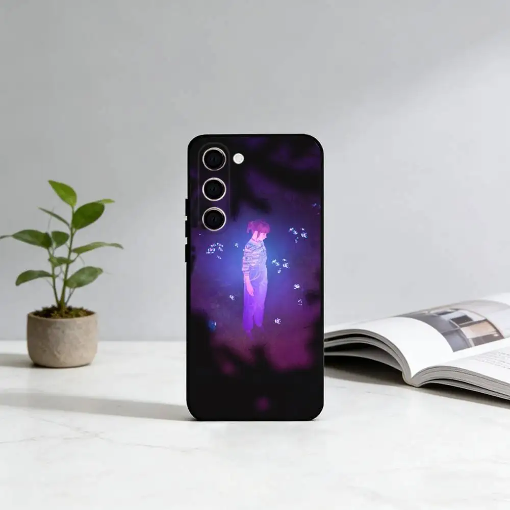 Lost R-Records B-Bloom R-Rage Phone Case For Samsung Galaxy A73,21,22,32,71,53,52,51,80,5G Soft Black Cover