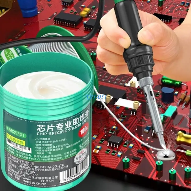 

E15A Fine Quality No Clean Solder Flux Paste For High Density BGA Application