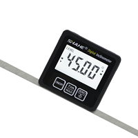 SHAHE Magnetic Digital Inclinometer Level Box Aluminum Alloy Angle Meter Finder