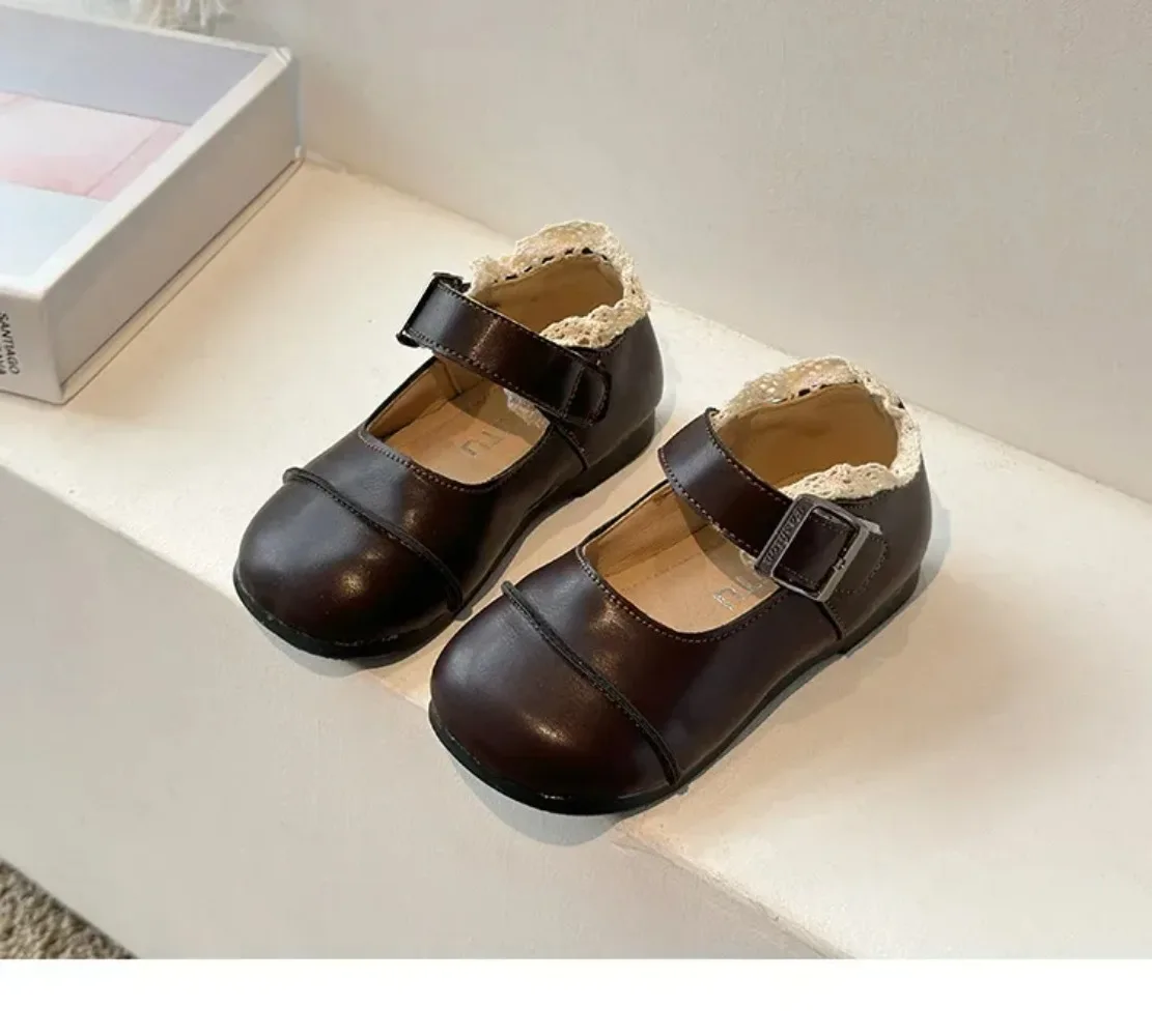 

Новые модные универсальные туфли для девочек в стиле принцессы на весну-лето 2026 года, с квадратным носком, в стиле принцессы и Мэри Джейн