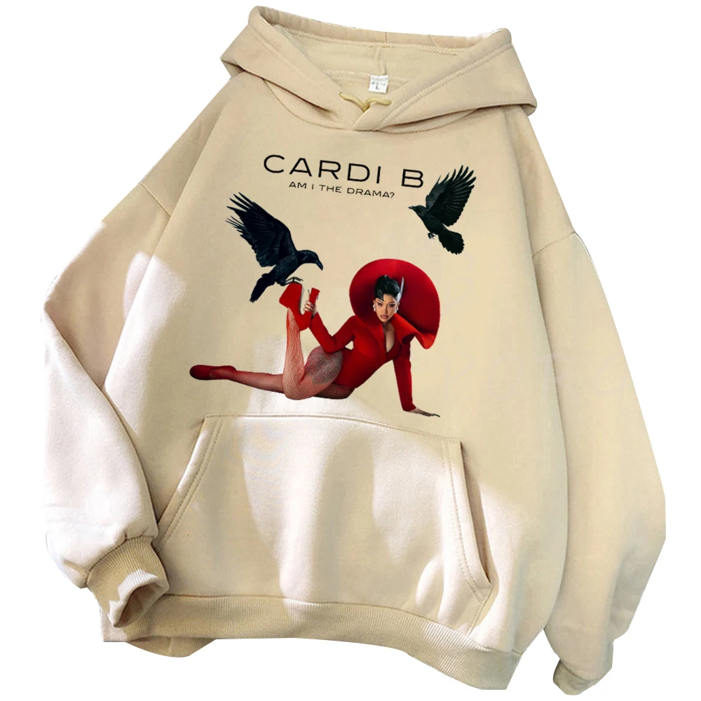 Cardi B Am I ألبوم الدراما 2025 هوديي Harajuku الهيب هوب البلوز القمم البلوز هدية