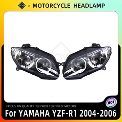 Lqyl-オートバイのヘッドライト、ヘッドランプ、ランプの組み立て、Yamaha yzf 1000 r1 YZF-R1 2004 2005 04-06