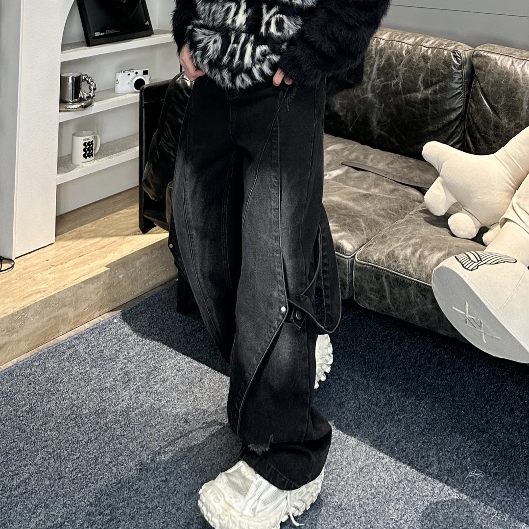 Estrela jeans para mulheres meninas baggy bonito retalhos calças jeans y2k cintura alta jeans grunge roupas estéticas