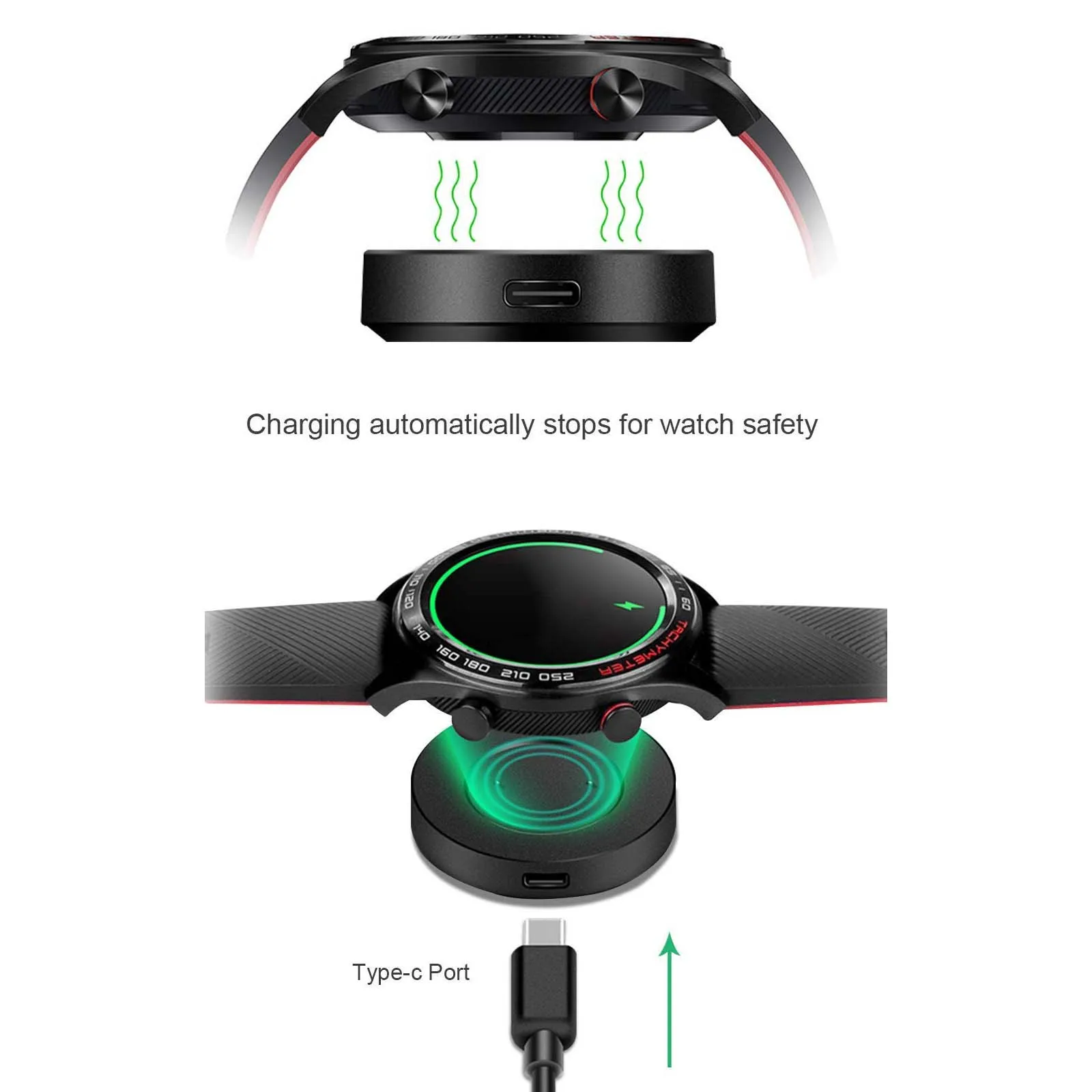 Smartwatch Charger Dock For Huawei Watch GT GT2 Honor Watch Magic 2 Wireless Fast Charging for Huawei Watch 3 GT3 GT2