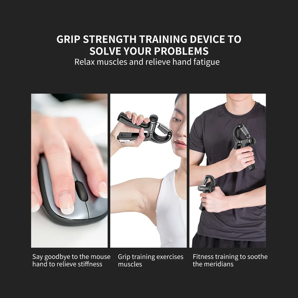 Adjustable Hand/Wrist Training Device Forearm Exerciser10-60kgHand Grip Trainer Small Finger Exerciser Finger Strength Amplifier