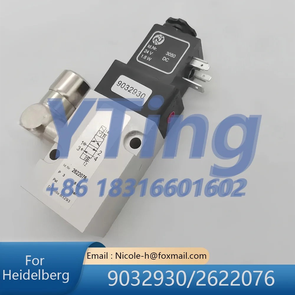 Heidelberg Printing Machine Accessories CD102 SM102 Oil Group Solenoid Valve 9032930/2622076