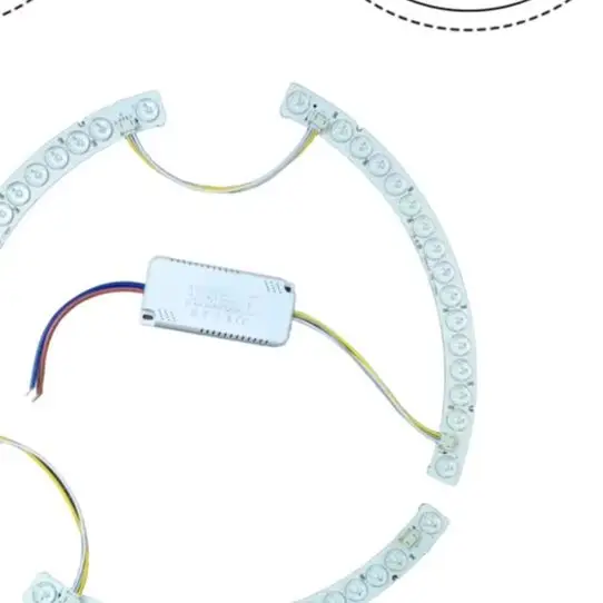 26cm 36W LED Strip Light Bar Tri Color Dimming Warm Cold Neutral For Ceiling Lamp Cookie Light Fixture Replacement Parts