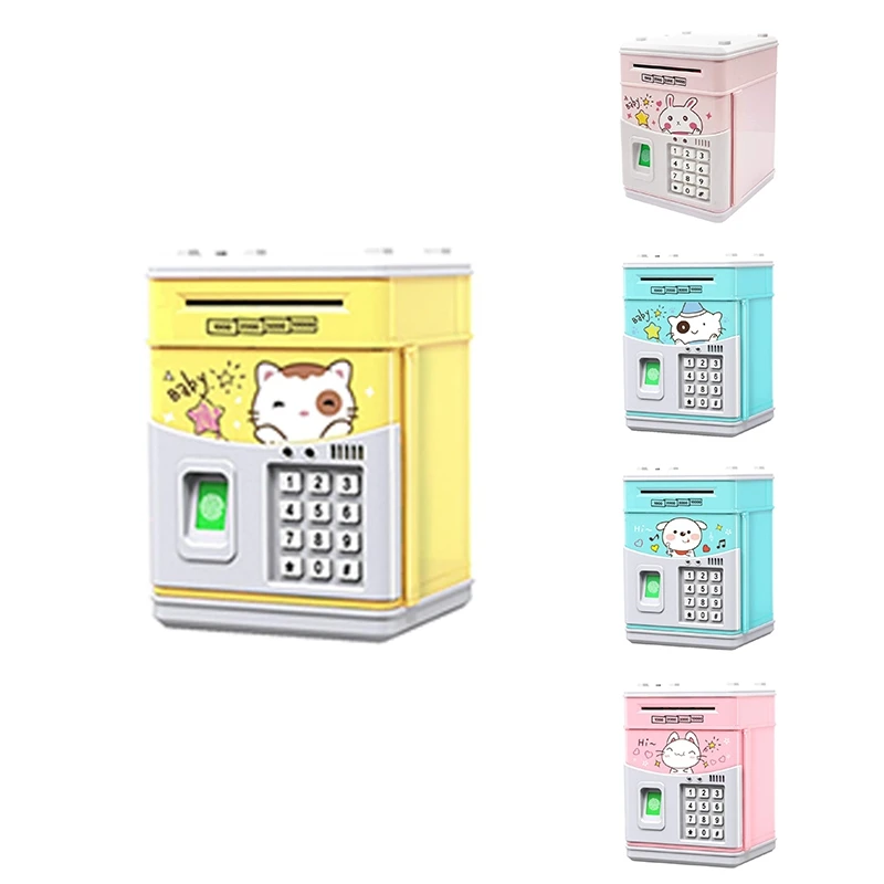 SEWS-Electronic Piggy Bank Kids Coin Bank With Code, Electronic Money Banks Money Box For Kids,Kids Safe Bank